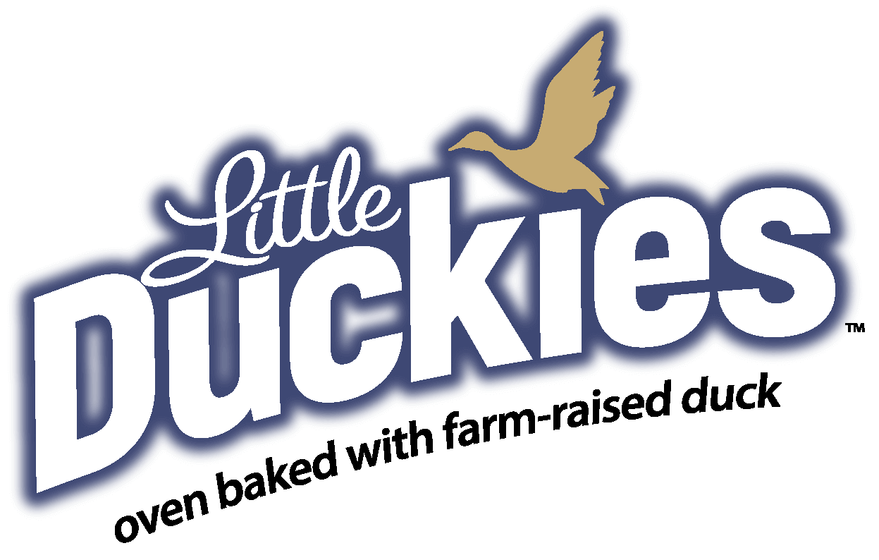 Little Duckies logo - oven baked with farm-raised duck