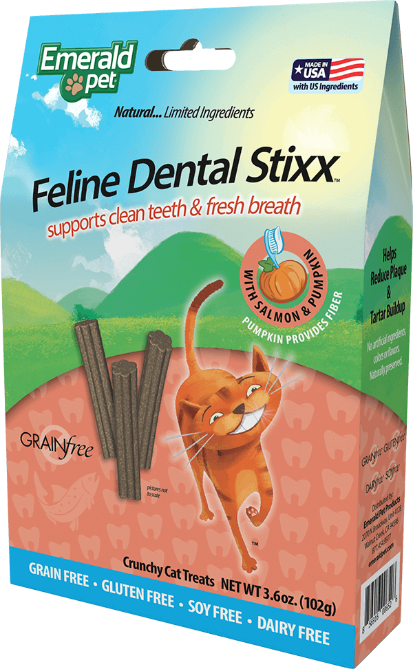 Feline Dental Stixx with Salmon and Pumpkin