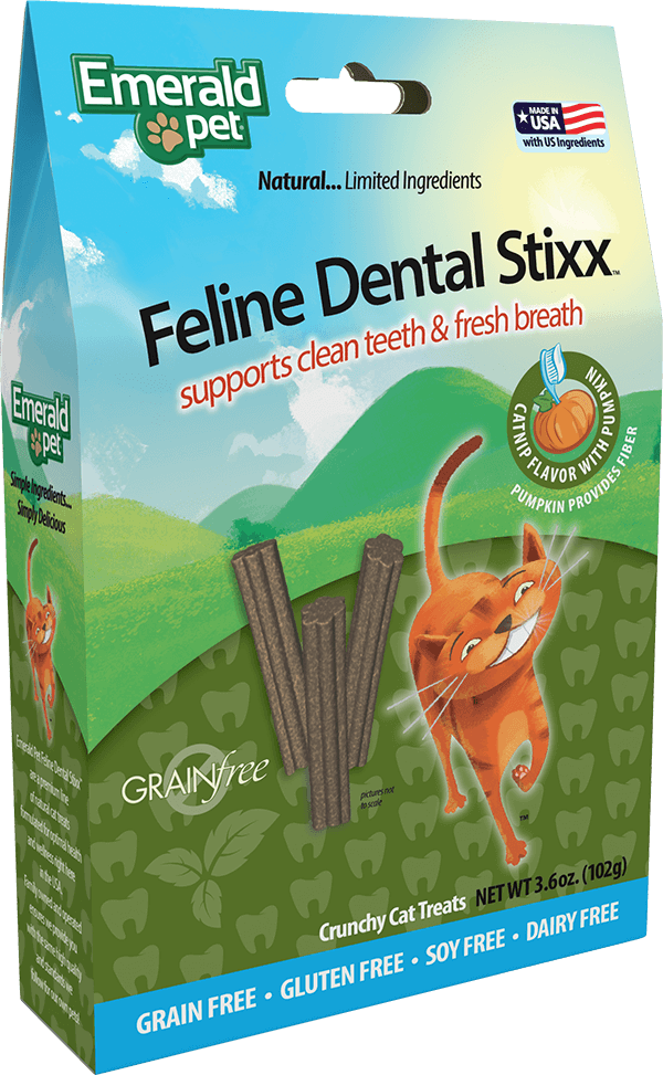 Feline Dental Stixx - Catnip and Pumpkin
