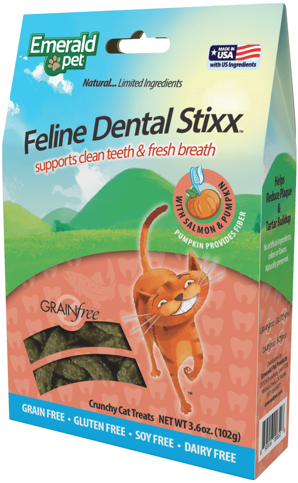 Feline Dental Stixx with Salmon and Pumpkin