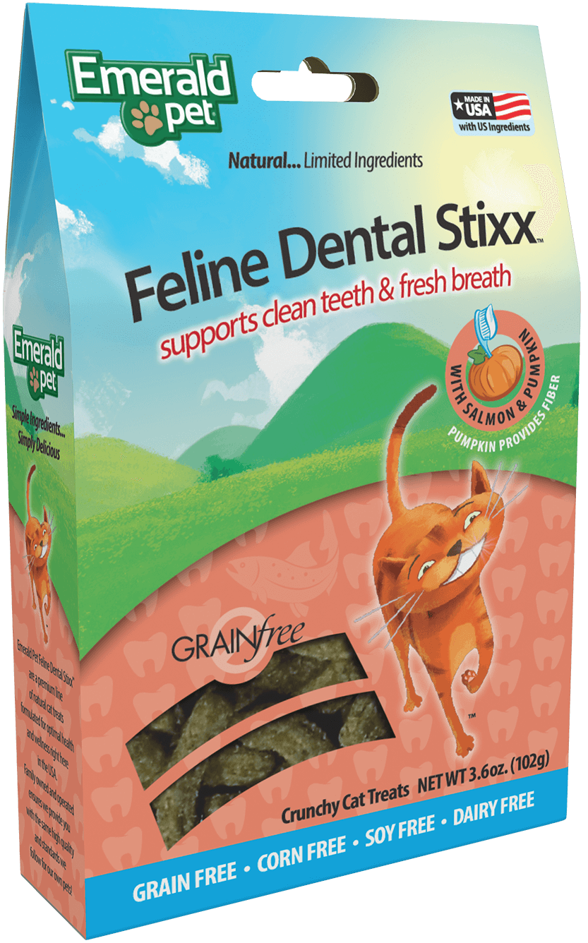 Feline Dental Stixx - Salmon with Pumpkin