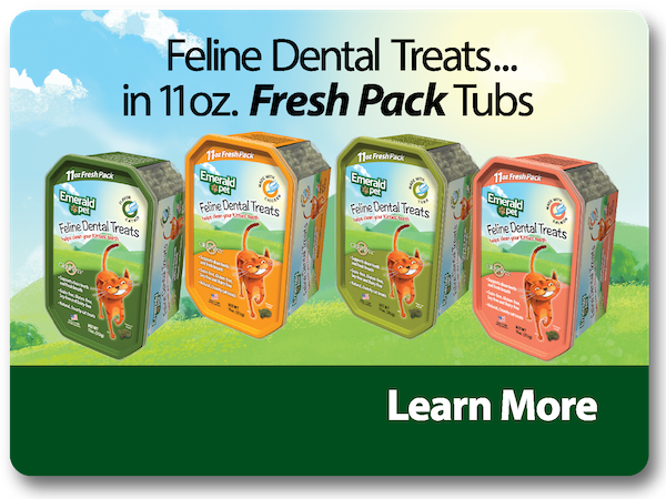 Feline Dental Treats..l in 11oz Fresh Pack Tubs - Learn More